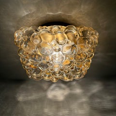 Helena tynell bubble glass flush mount ceiling lamp , 1970’s Germany