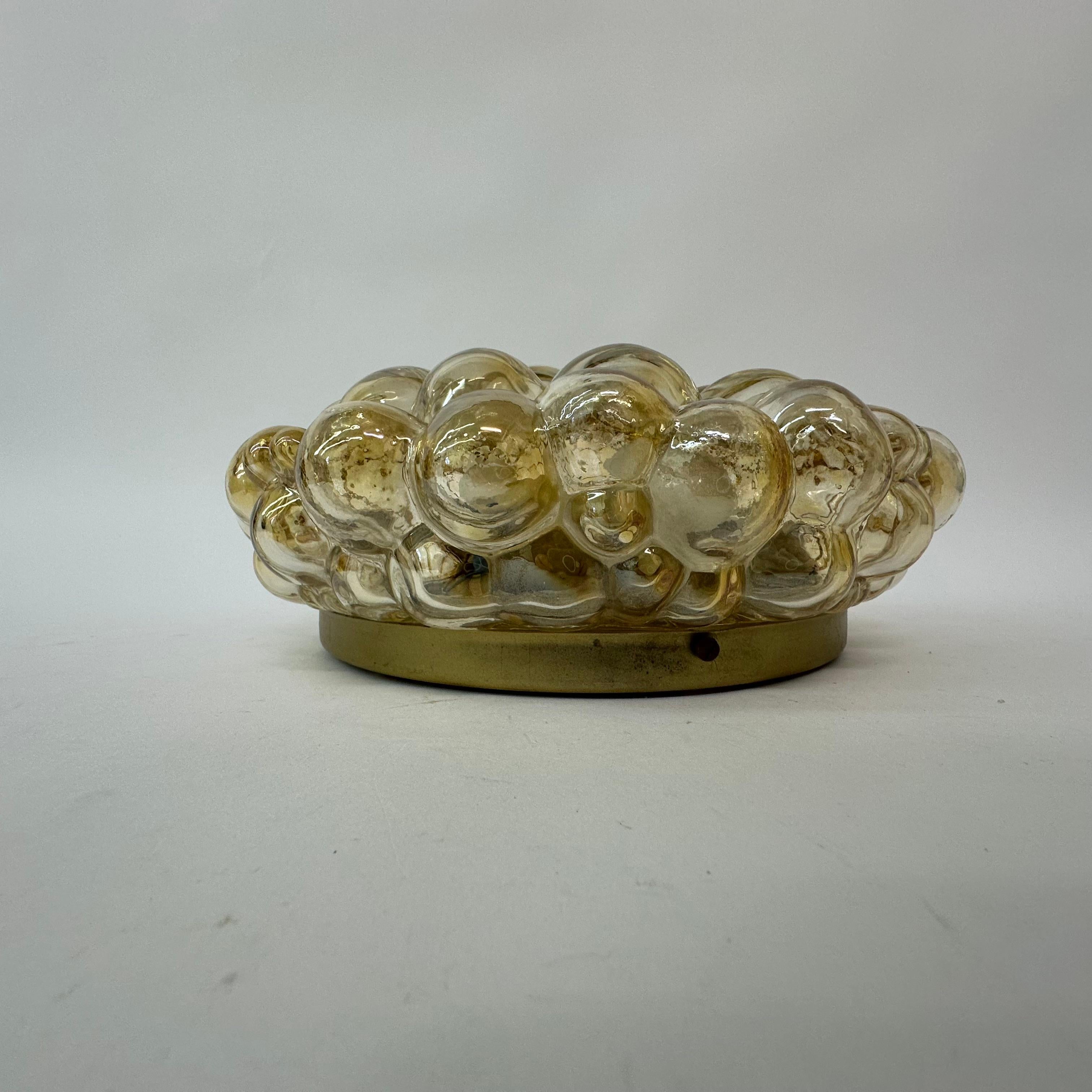 Helena tynell bubble glass flush mount ceiling lamp , 1970’s Germany For Sale 2