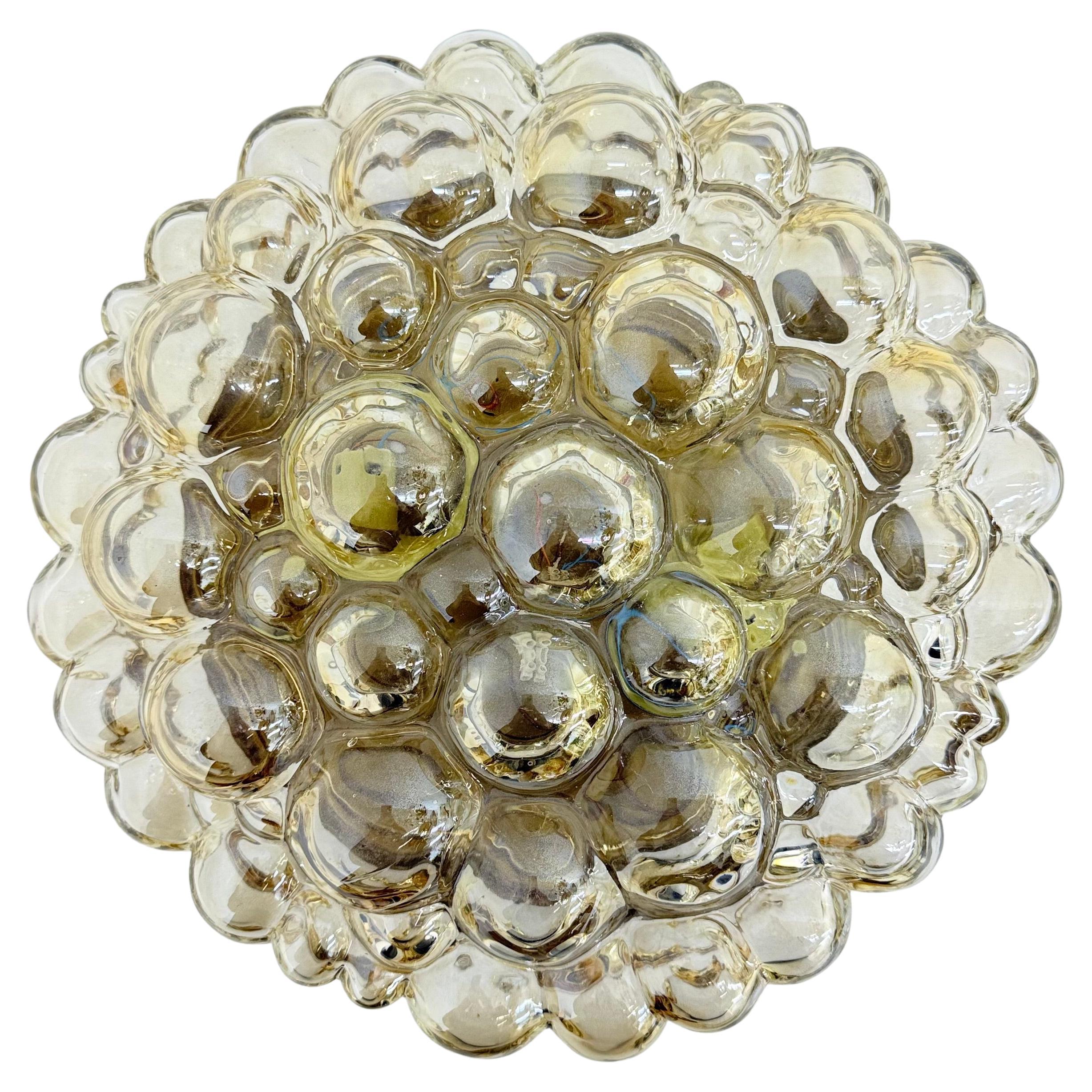 Helena tynell bubble glass flush mount ceiling lamp , 1970’s Germany