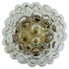 Helena tynell bubble glass flush mount ceiling lamp , 1970’s Germany
