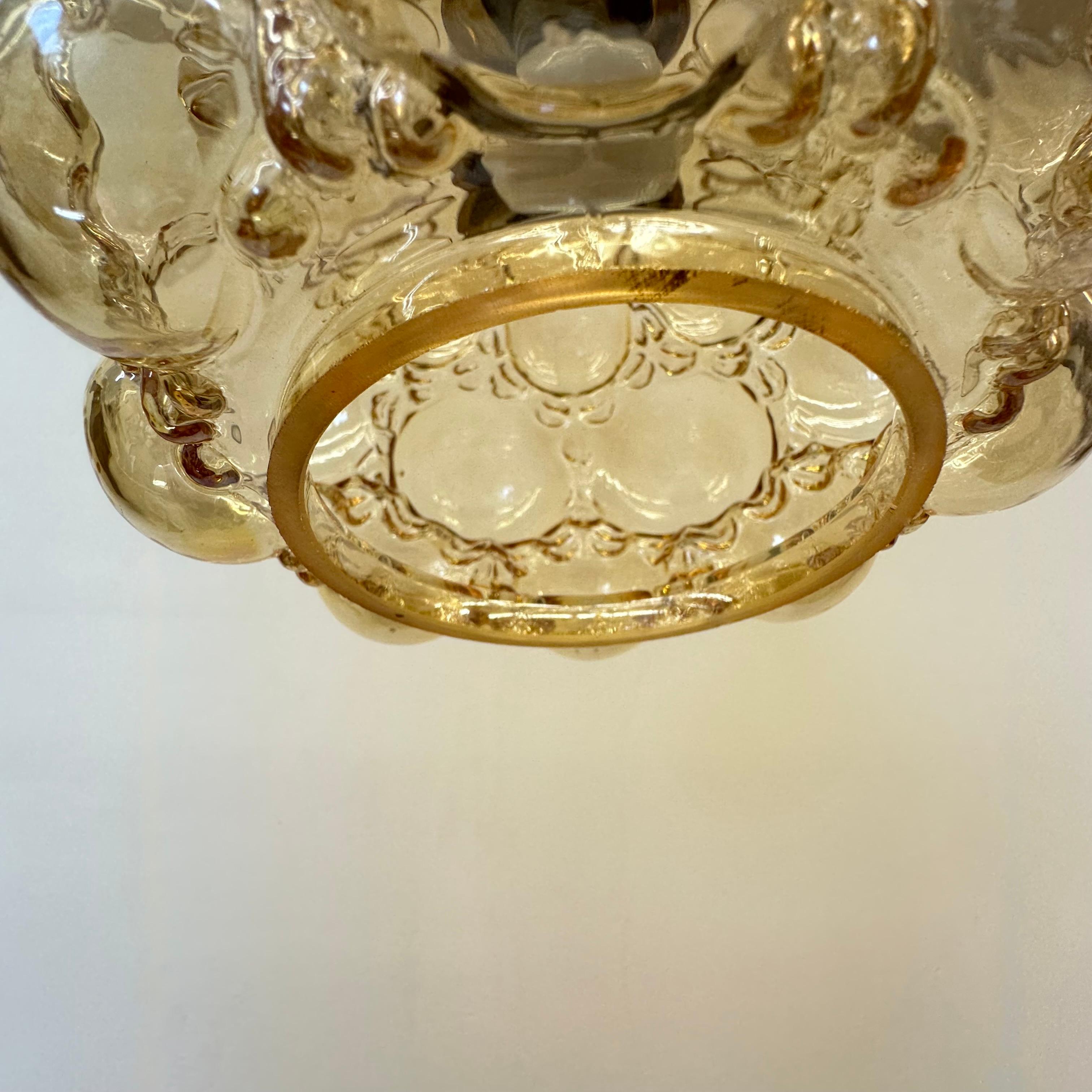 Lampada a sospensione a bolle d'aria di Helena Tynell , anni '70 in vendita 6