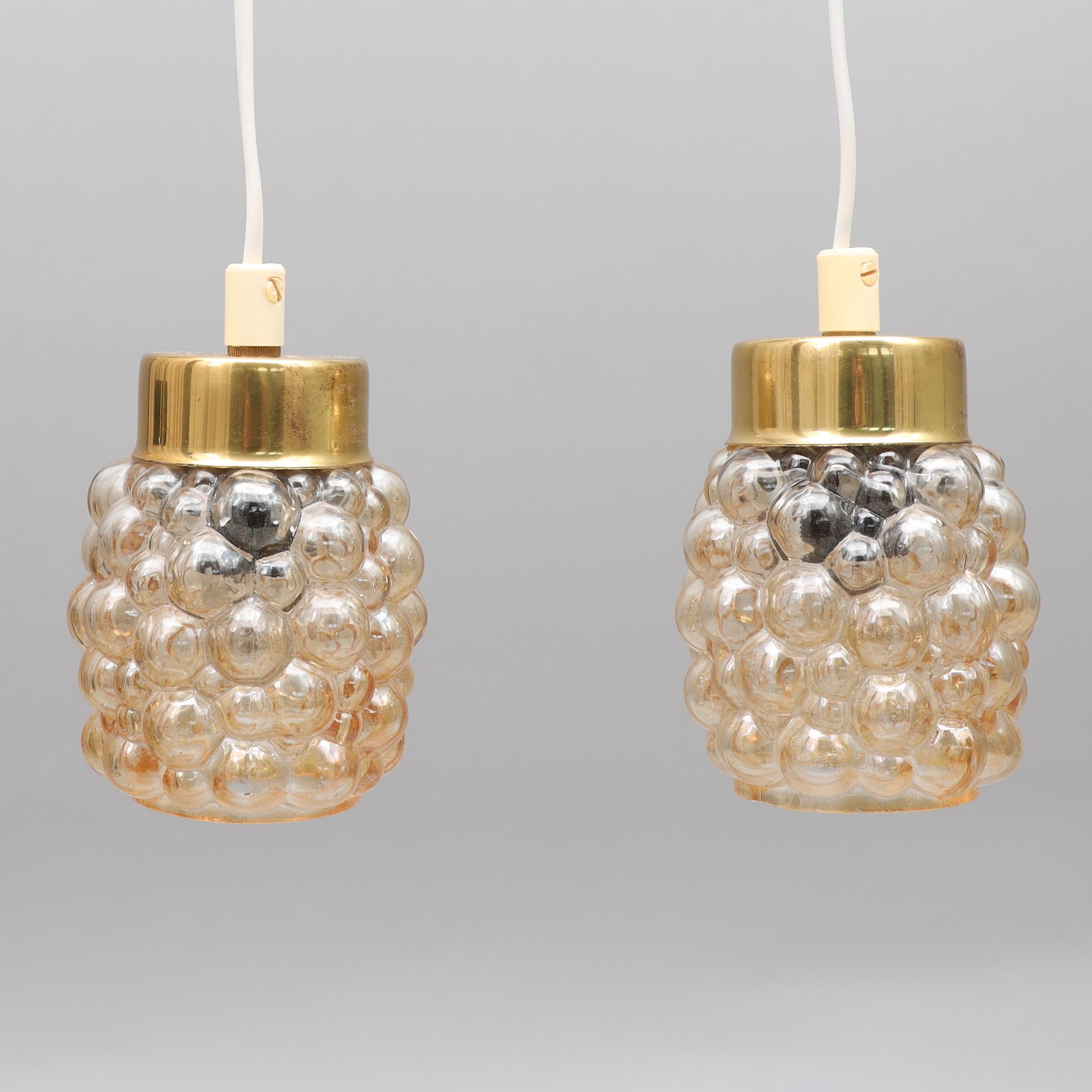 20th Century Helena Tynell bubble pendant light Germany 1960 For Sale