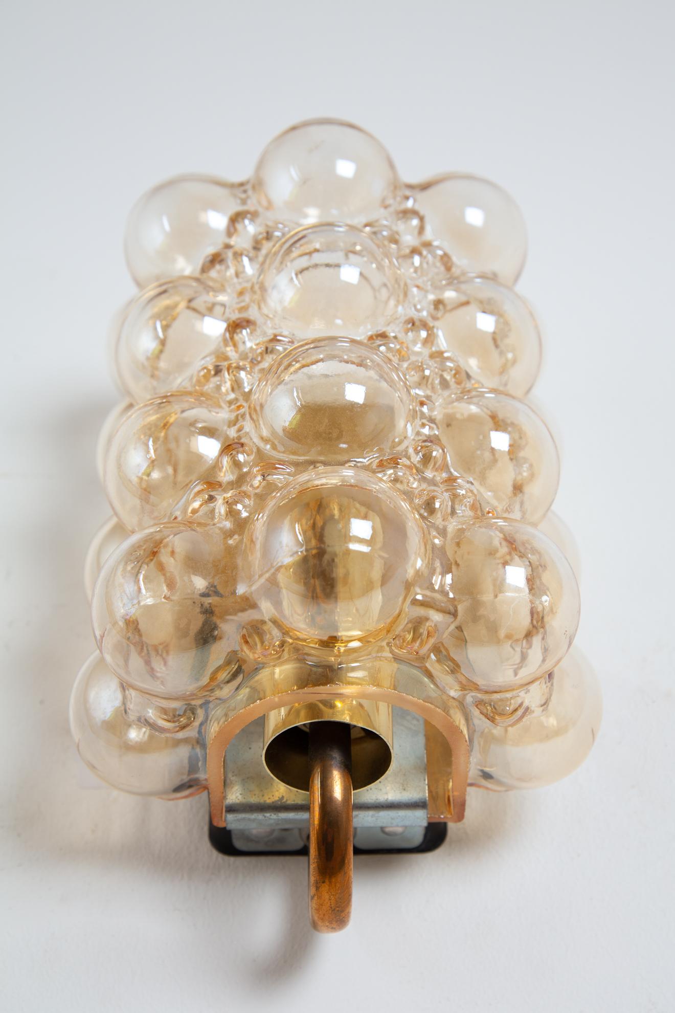 Helena Tynell Bubble Wall Lamp for Glashütte Limburg In Good Condition For Sale In LA Arnhem, NL