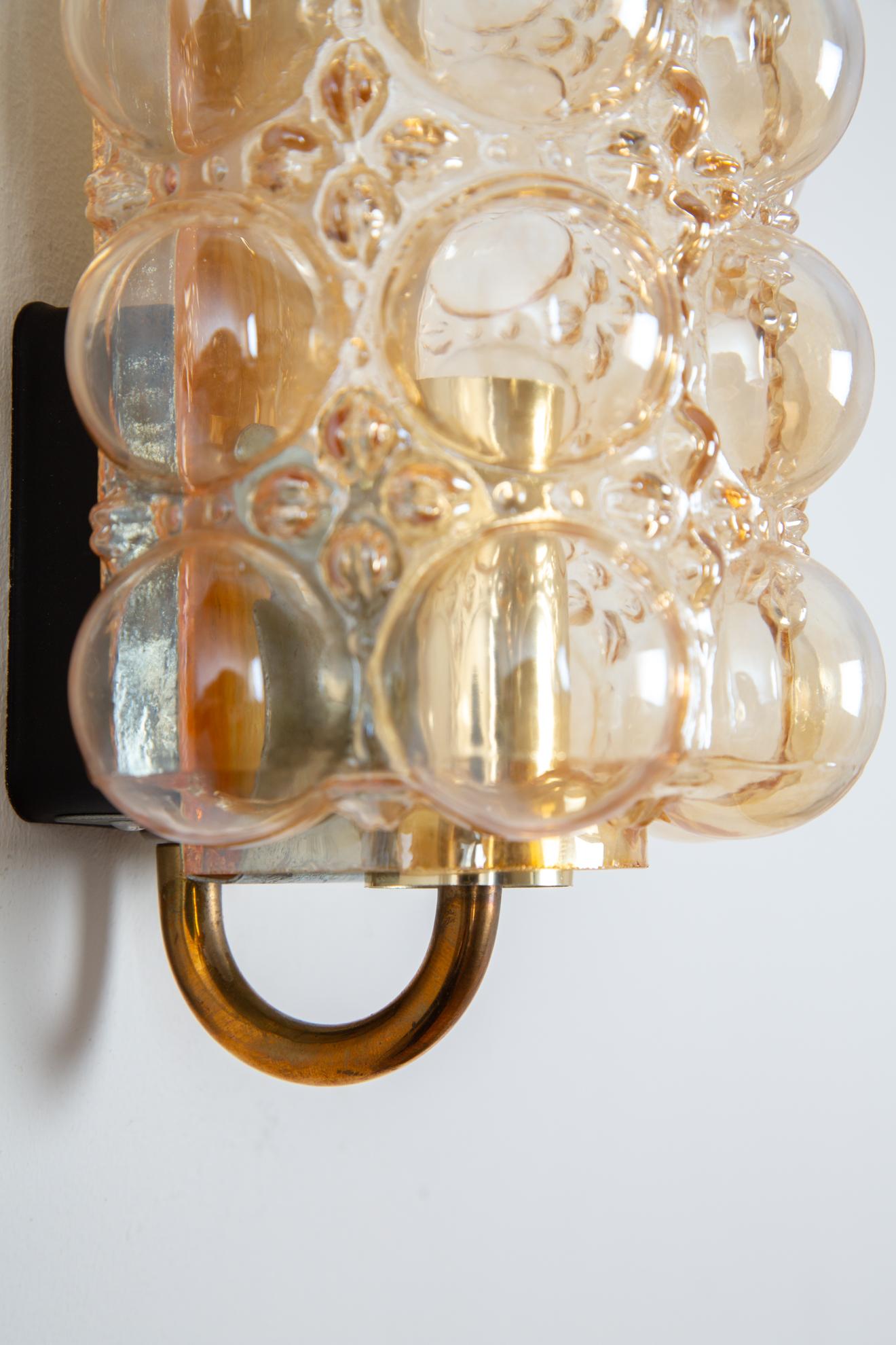 Mid-20th Century Helena Tynell Bubble Wall Lamp for Glashütte Limburg For Sale