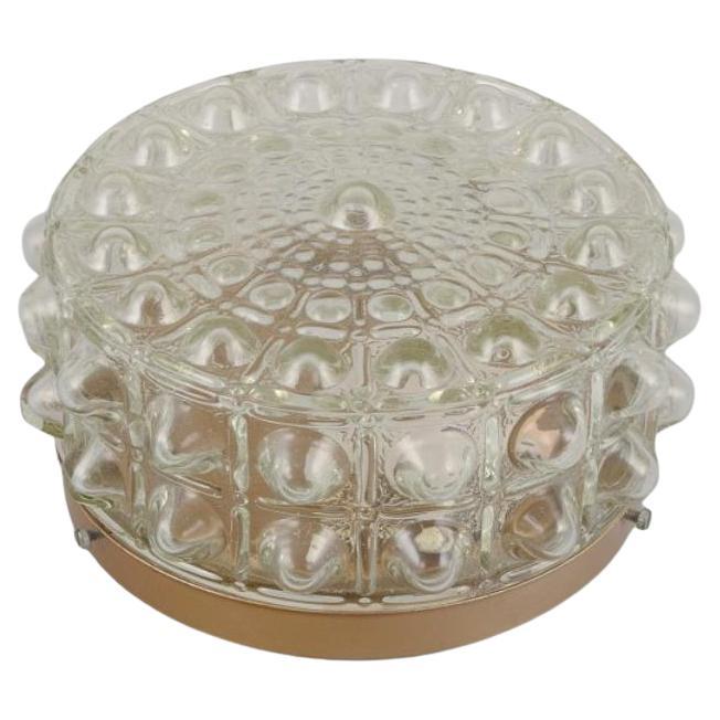 Helena Tynell, artista finlandese del vetro, per Limburg. Lampada da parete/soffitto di design