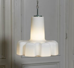 Helena Tynell for Flygsfors Glass Pendant Lamp, Sweden, 1960s