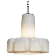 Helena Tynell for Flygsfors Glass Pendant Lamp, Sweden, 1960s