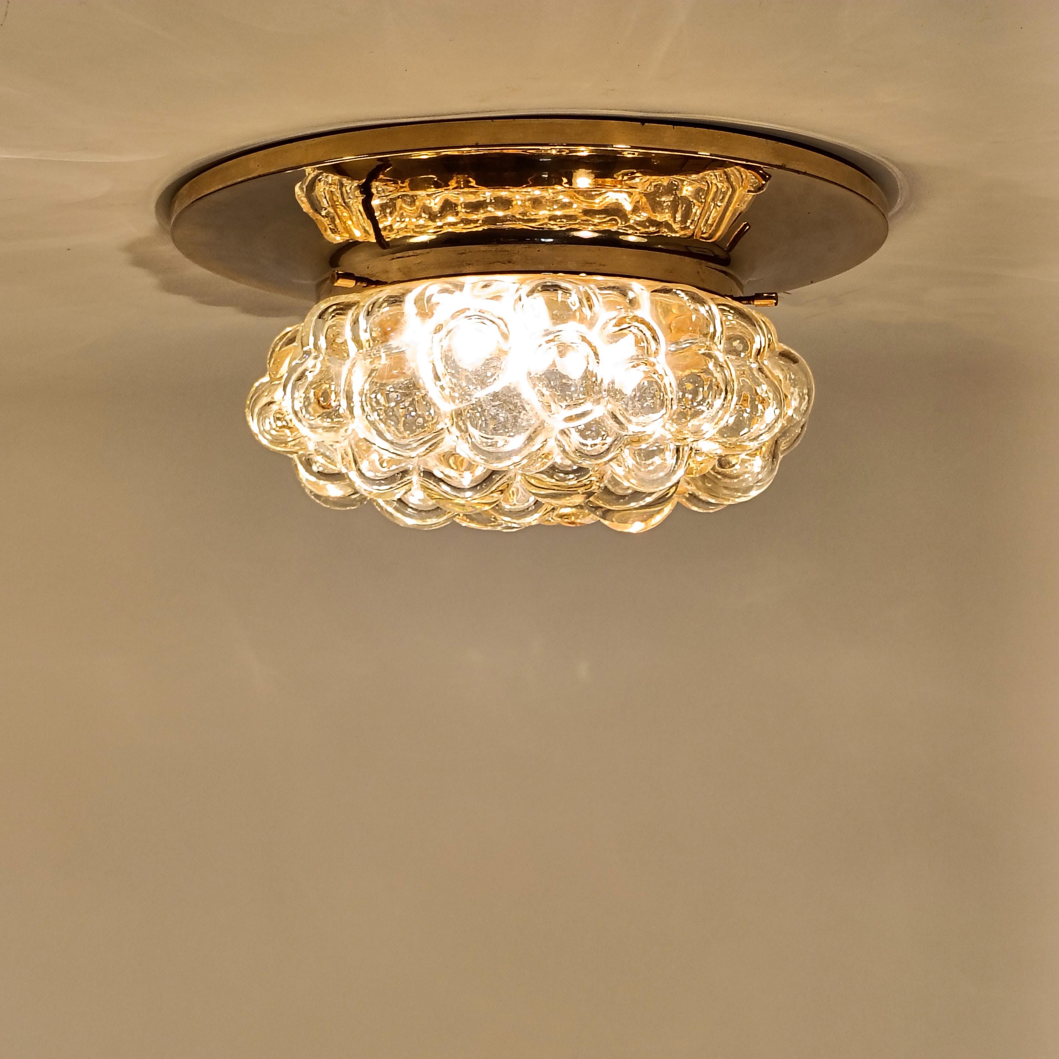 Helena Tynell für Limburg. A Space Age Glasunterputzdose, Deutschland, 1970er Jahre (Metall) im Angebot