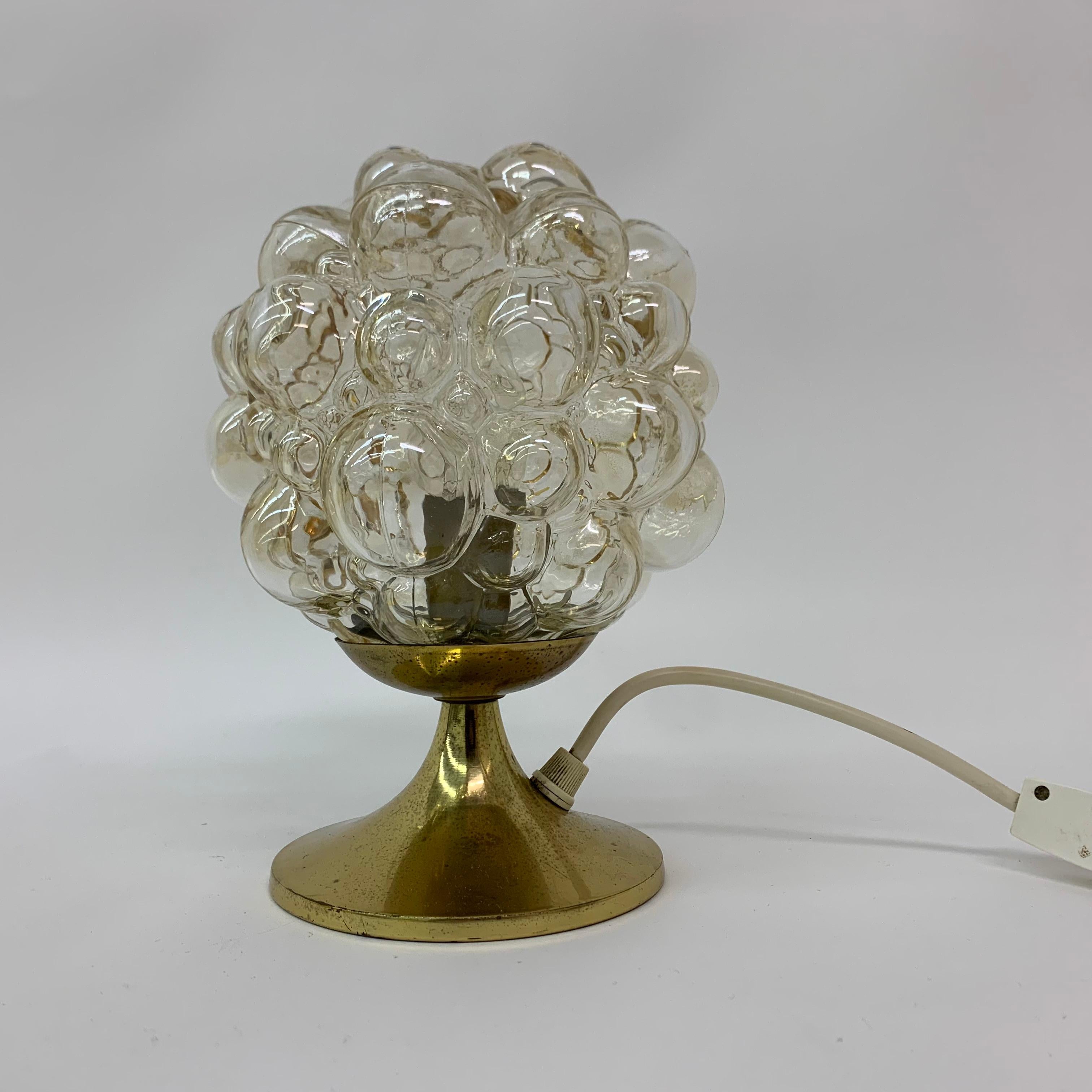 Helena Tynell Glass Bubble Table Lamp, 1970s For Sale 2