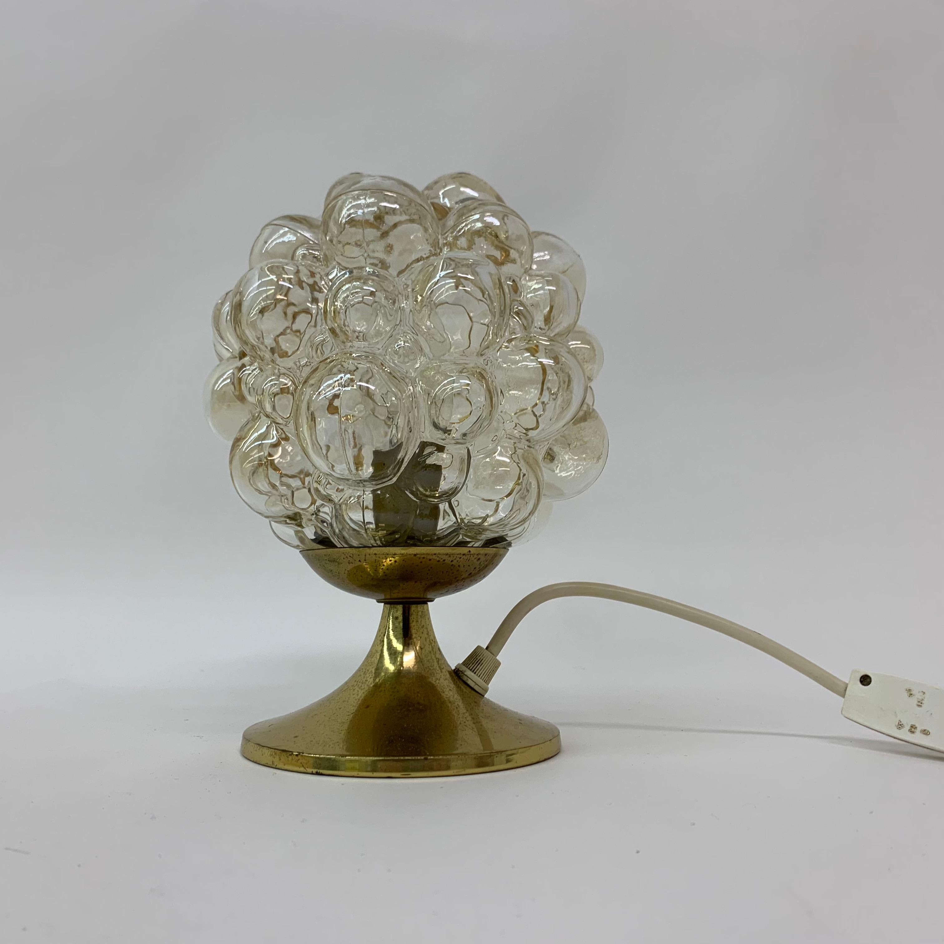 Helena Tynell Glass Bubble Table Lamp, 1970s For Sale 3