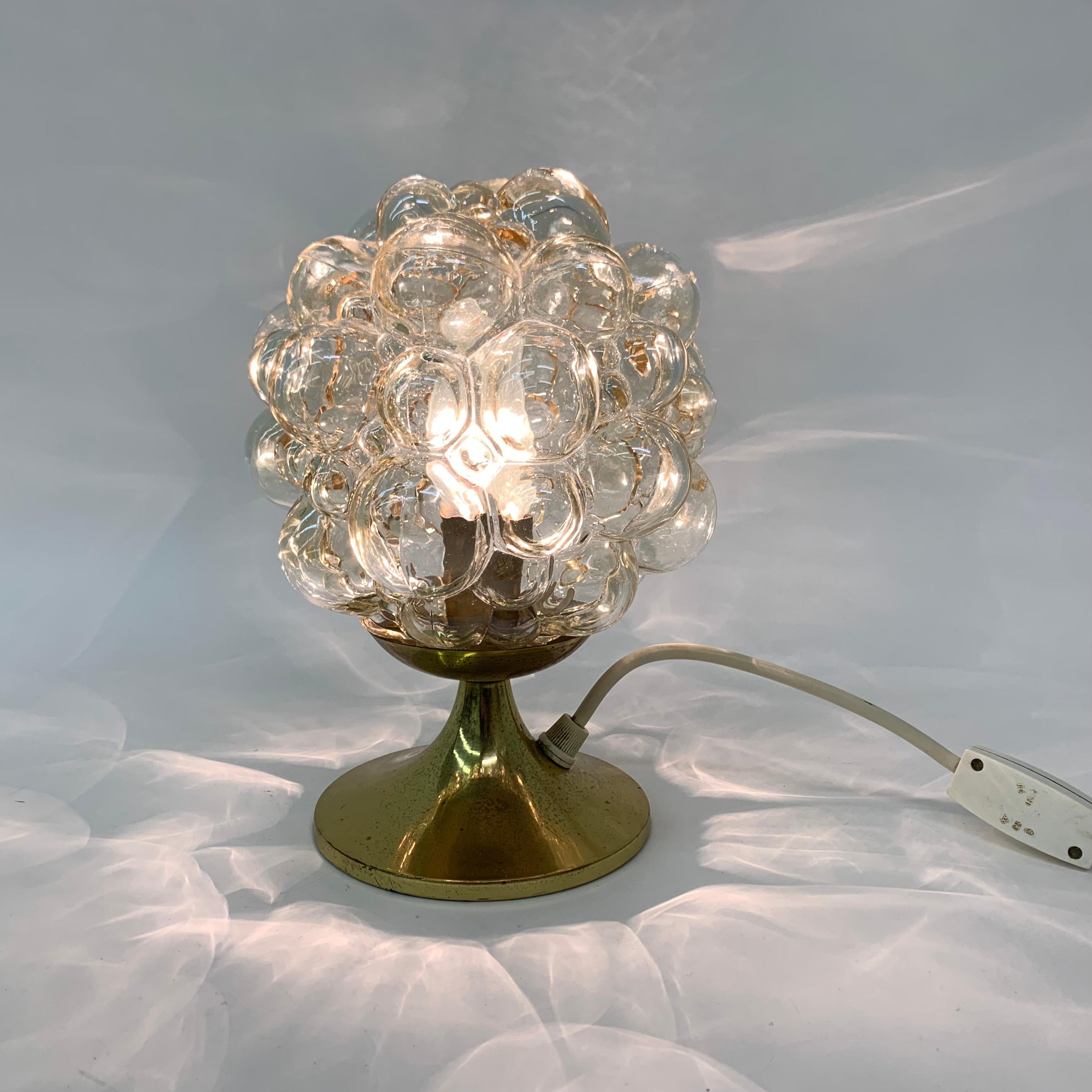 Helena Tynell Glasblasen-Tischlampe, 1970er Jahre im Angebot 6