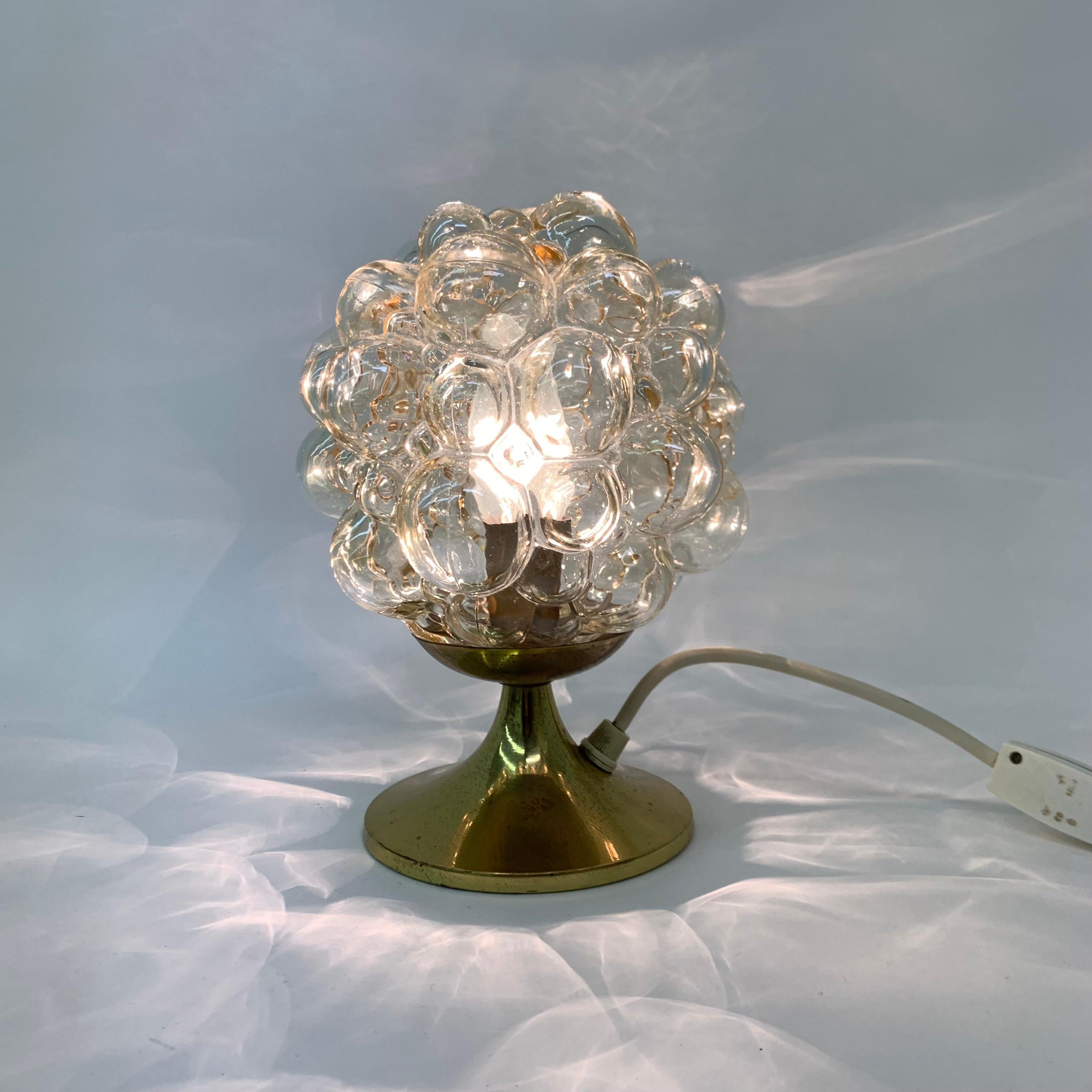 Helena Tynell Glasblasen-Tischlampe, 1970er Jahre im Angebot 8