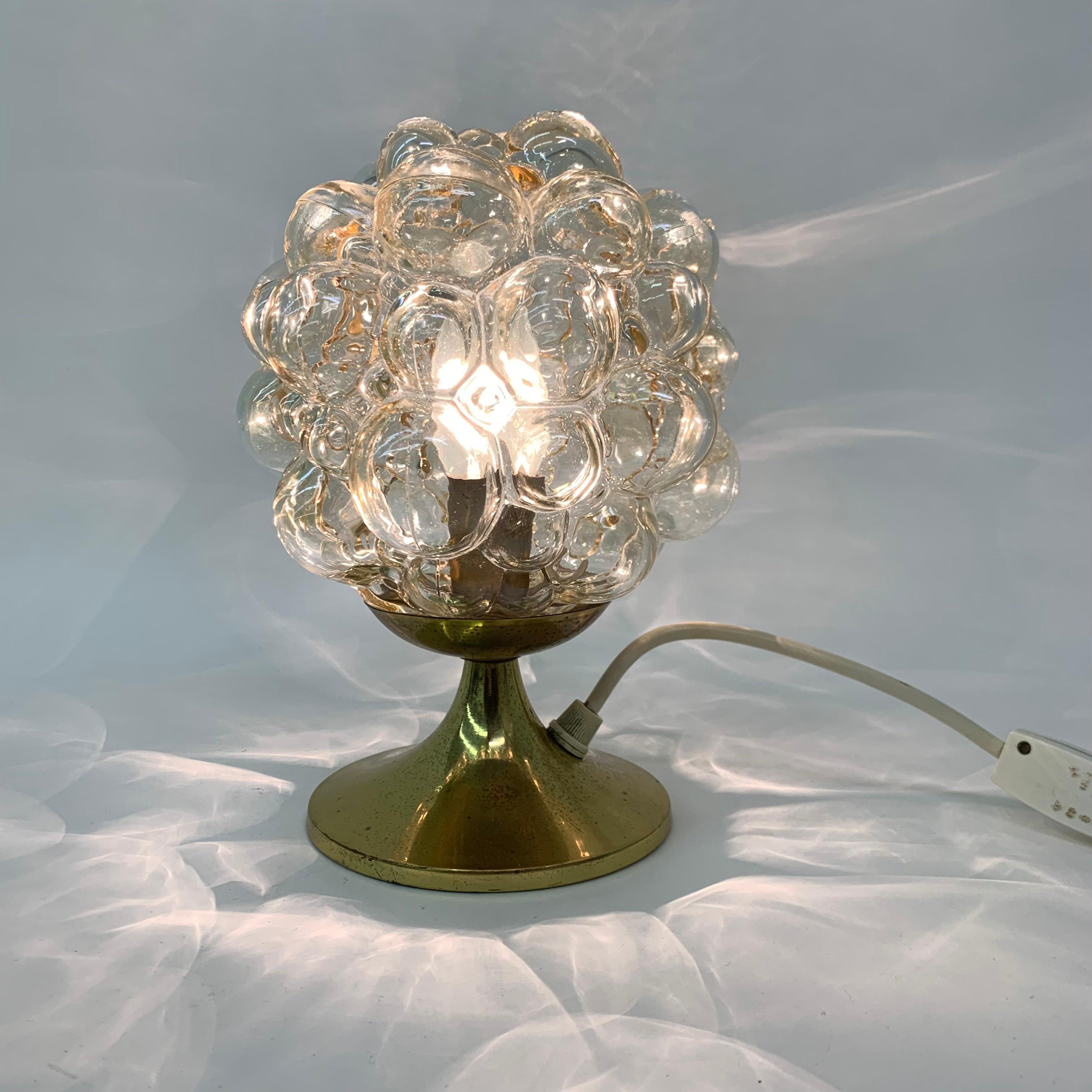 Helena Tynell Glass Bubble Table Lamp, 1970s For Sale 7