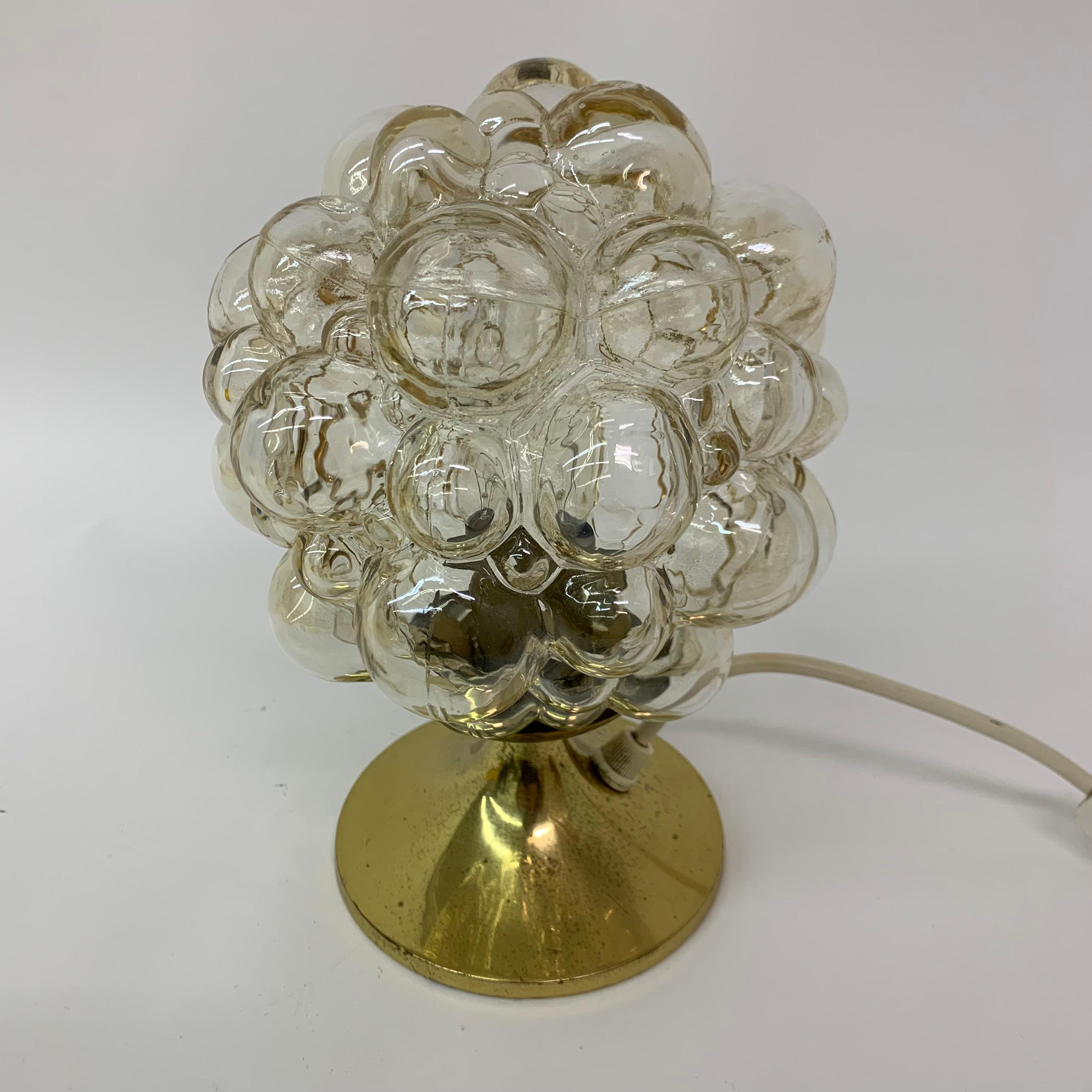 Helena Tynell Glass Bubble Table Lamp, 1970s For Sale 8