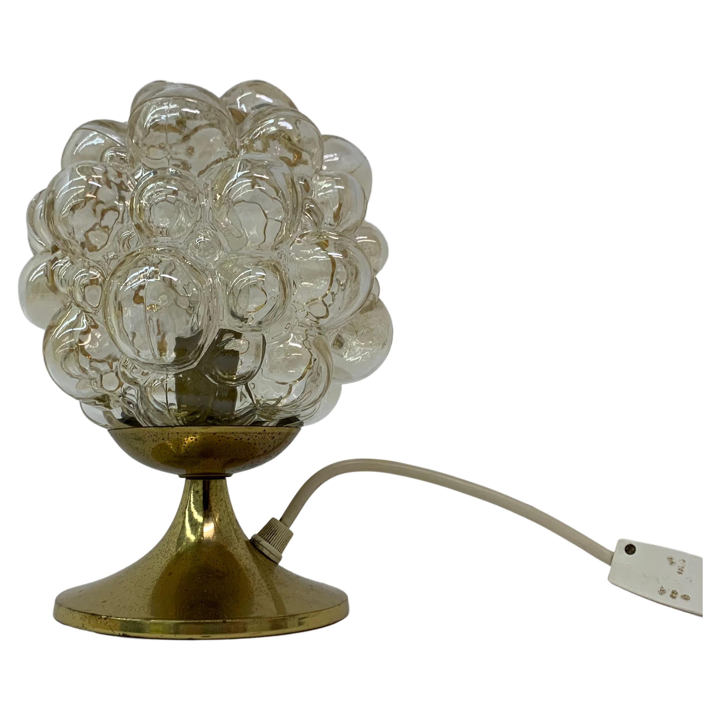 Helena Tynell Glass Bubble Table Lamp, 1970s For Sale