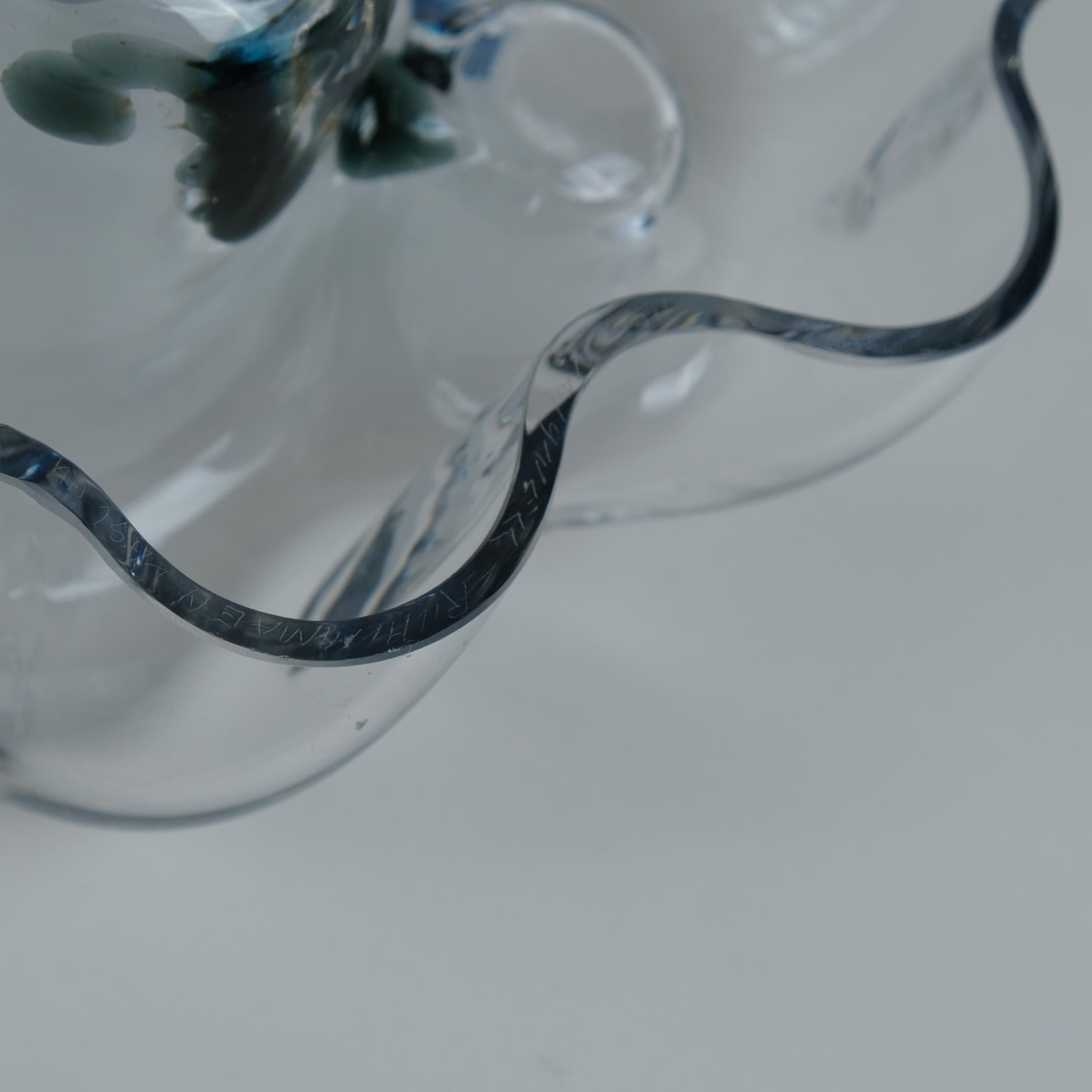 Verre d'art Helena Tynell Kuukävely 'Moon Walk', Objects for Objects, Riihimäenlasi Oy 1950s en vente