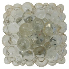 Helena Tynell Limburg Bubble Glass 1960 Mid Century Flush Ceiling Wall Lamp