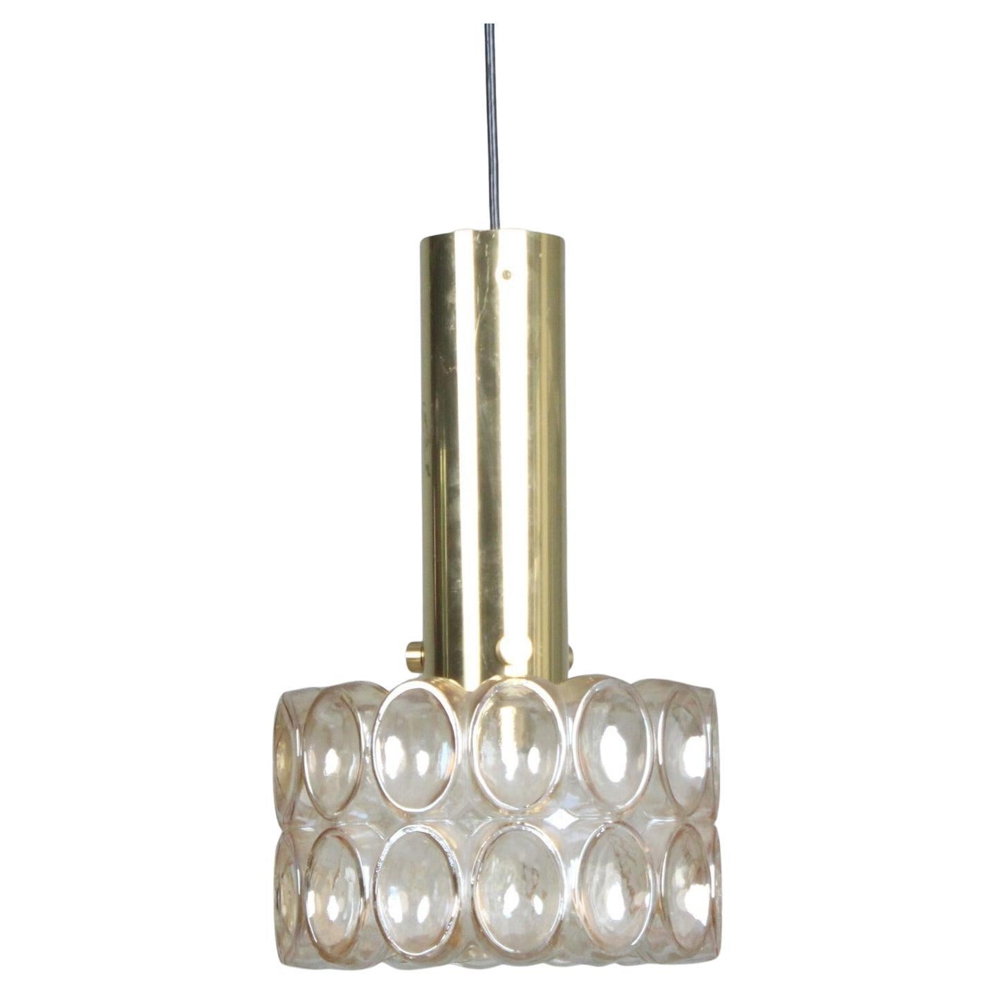 Lampe suspendue Helena Tynell pour Glashütte Limburg Allemagne 1960