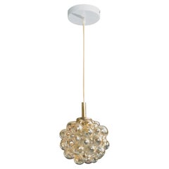 Helena Tynell, Pendant Light, Brass, Glass, Germany, 1960s