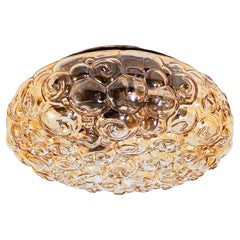 Helena Tynell. Space Age bubble glass flush mount by Limburg, Germany, 1960s