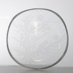 Helena Tynell, Theodor Käppi Engraved Bird Tree Model 6649, Riihimäen Lasi 1953