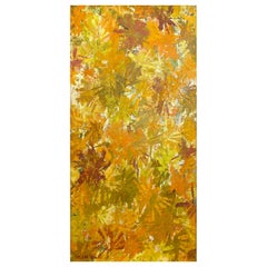 Vintage Helena Willi “Autumn”, Expressionist Flora Oil Painting, c. 1960