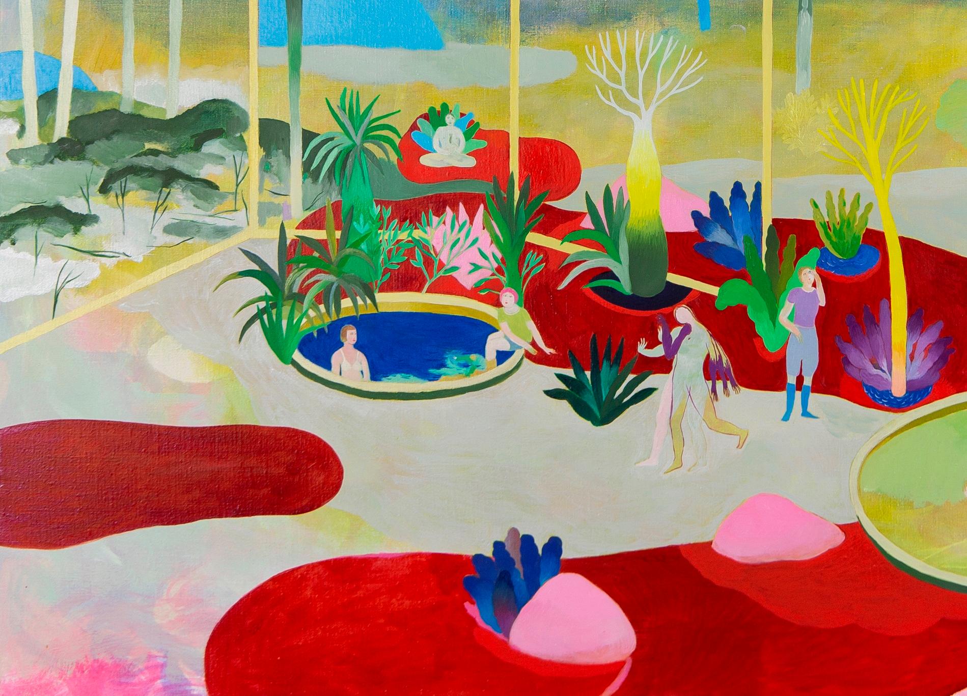 Rompere la regola #1 Hélène Duclos 21° secolo pittura paesaggio arte contemporanea in vendita 4