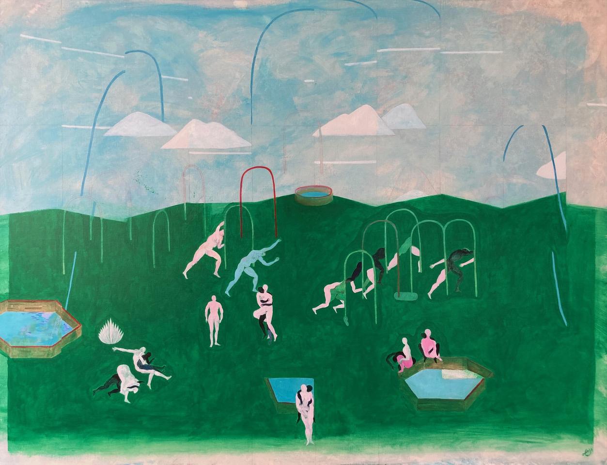 Pintura al óleo sobre lienzo
Obra única
Firmado a mano en la parte inferior derecha por el artista