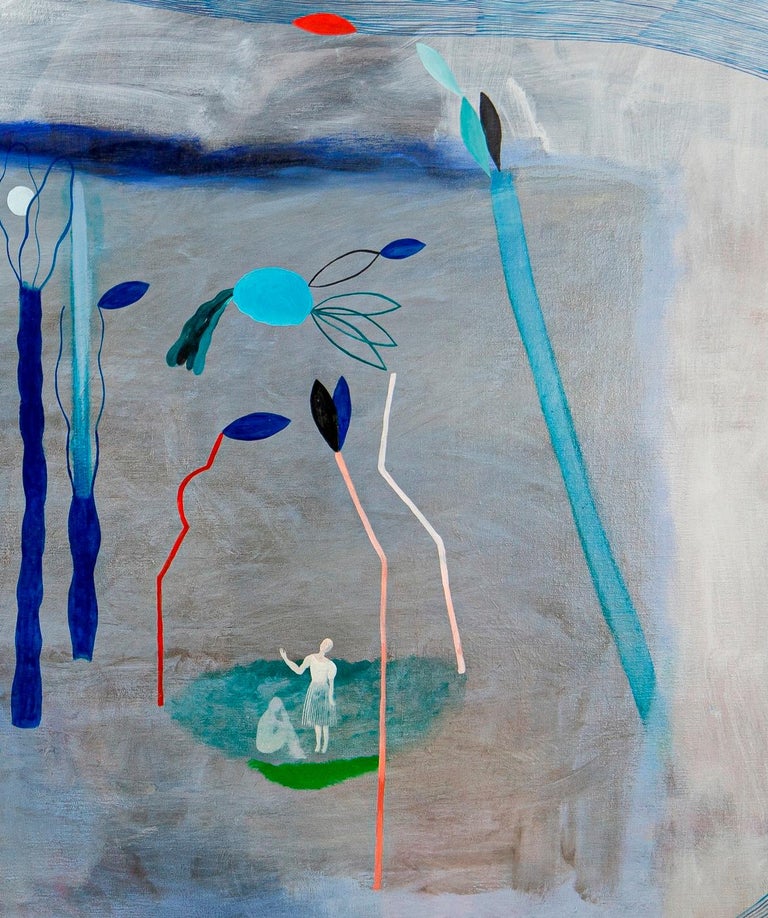 Do not retrace our steps #1 - Hélène Duclos, 21st Century, Contemporary art blue For Sale 3