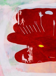 Look at things from distance #2 Hélène Duclos 21st Century Contemporary art red