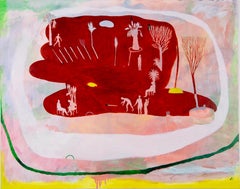 Mira las cosas desde lejos #2 Hélène Duclos Siglo XXI Arte contemporáneo rojo