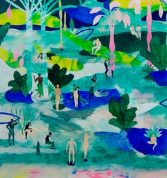 Der Ort des Ungesagten #1 Hélène Duclos 21. Jahrhundert Malerei Zeitgenössische Kunst