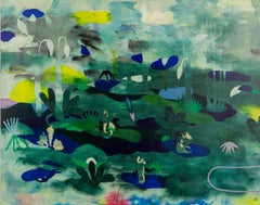 Il luogo del non detto #3 Hélène Duclos 21° secolo pittura arte paesaggio