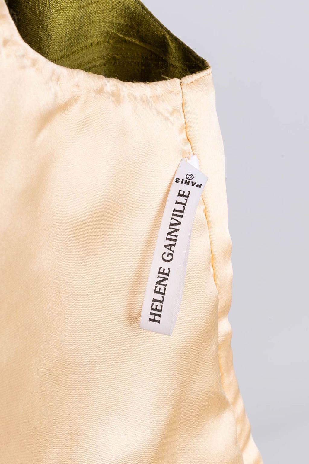 Gilet in seta grezza Hélène Gainville in vendita 1