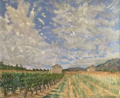Deux Grangettes, Luzech, Painting, Oil on Canvas
