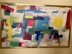 Vintage  Helene McKinsey Herzbrun Abstract Colors