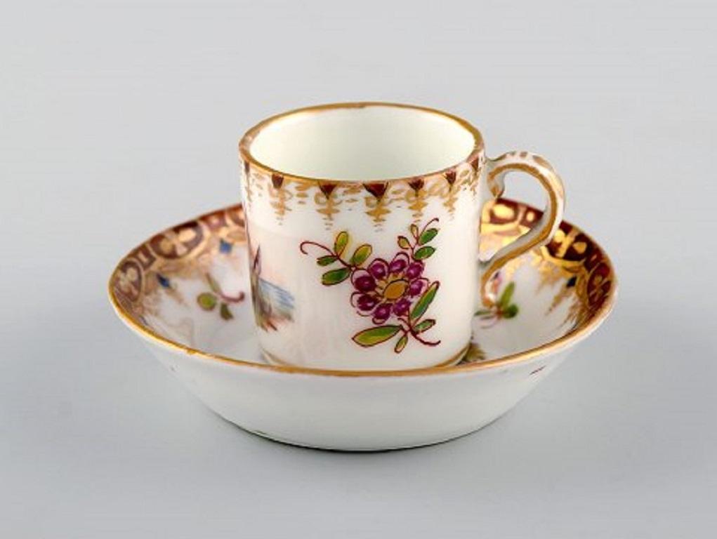 Helene Wolfsohn Dresden, Tête-à-Tête Tea Set in Hand Painted Porcelain 1