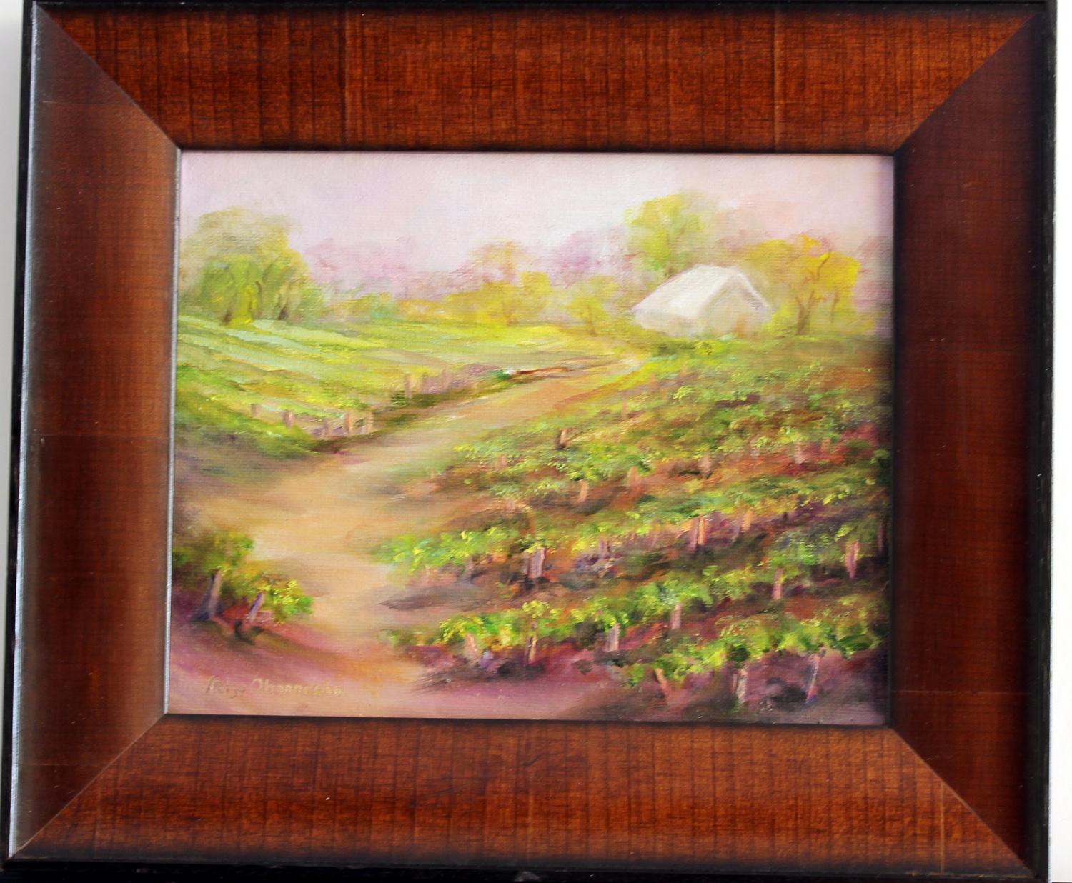 Peaceful Valley - Painting by Helga Ohannesian