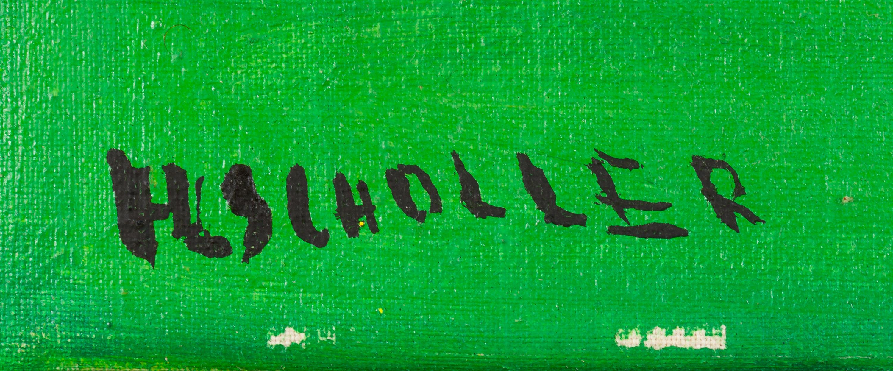 Afrikanischer Tanz - Modern Painting by Helga Scholler