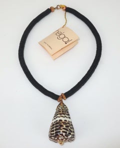 Helga Wagner Shell Pendant Necklace, 1970's