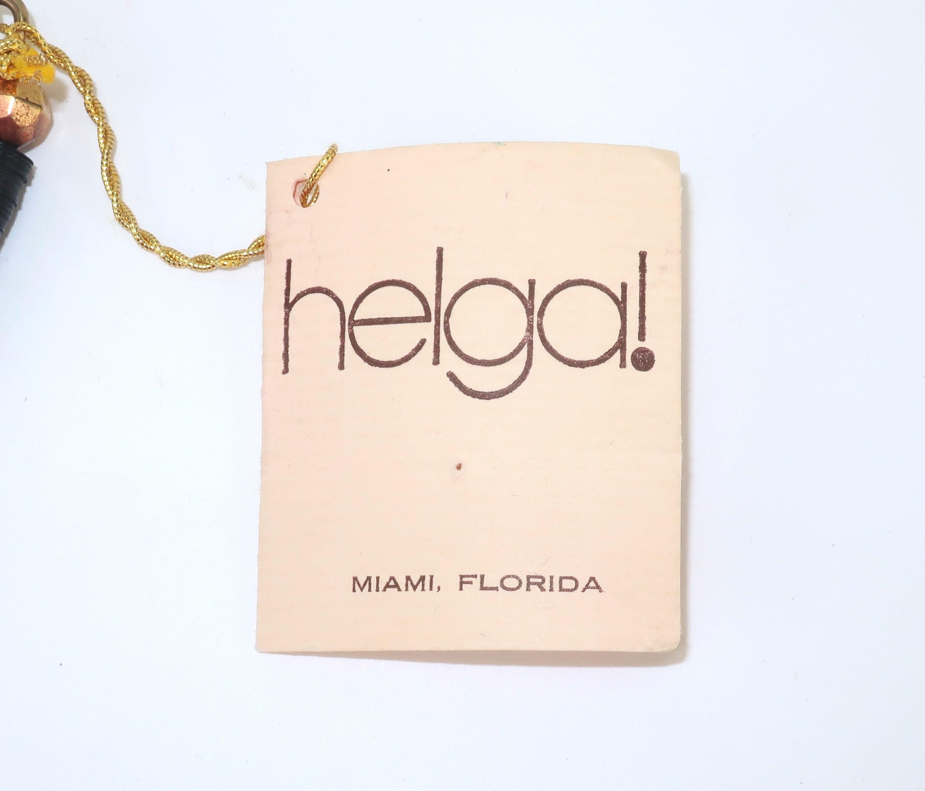 Helga Wagner Shell Pendant Necklace, 1970's 3