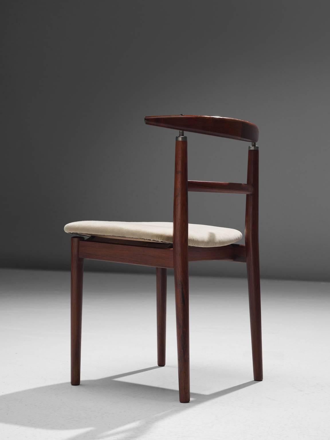 Helge Sibast & Børge Rammeskov Set of 12 Dining Chairs in Rosewood 2