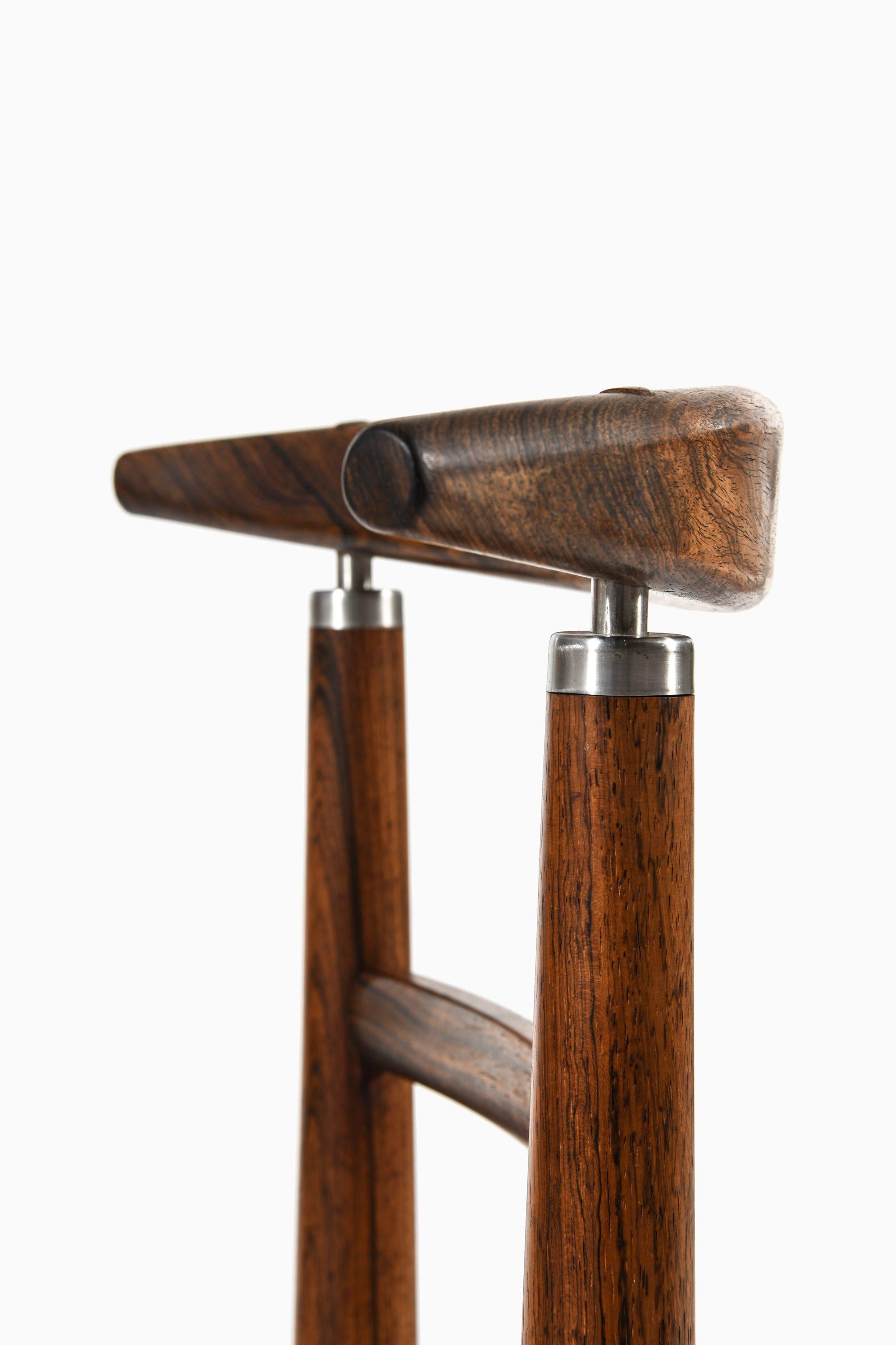 Helge Sibast & Børge Rammeskov 8 Dining Chairs in Rosewood and Fabric, 1962 1