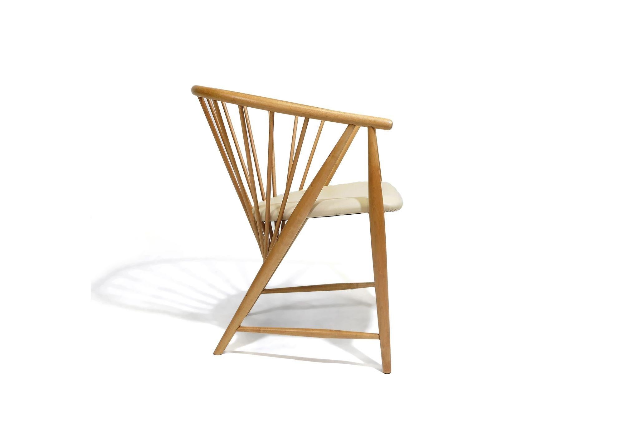 20th Century Helge Sibast Danish Beech Arm Chair For Sale