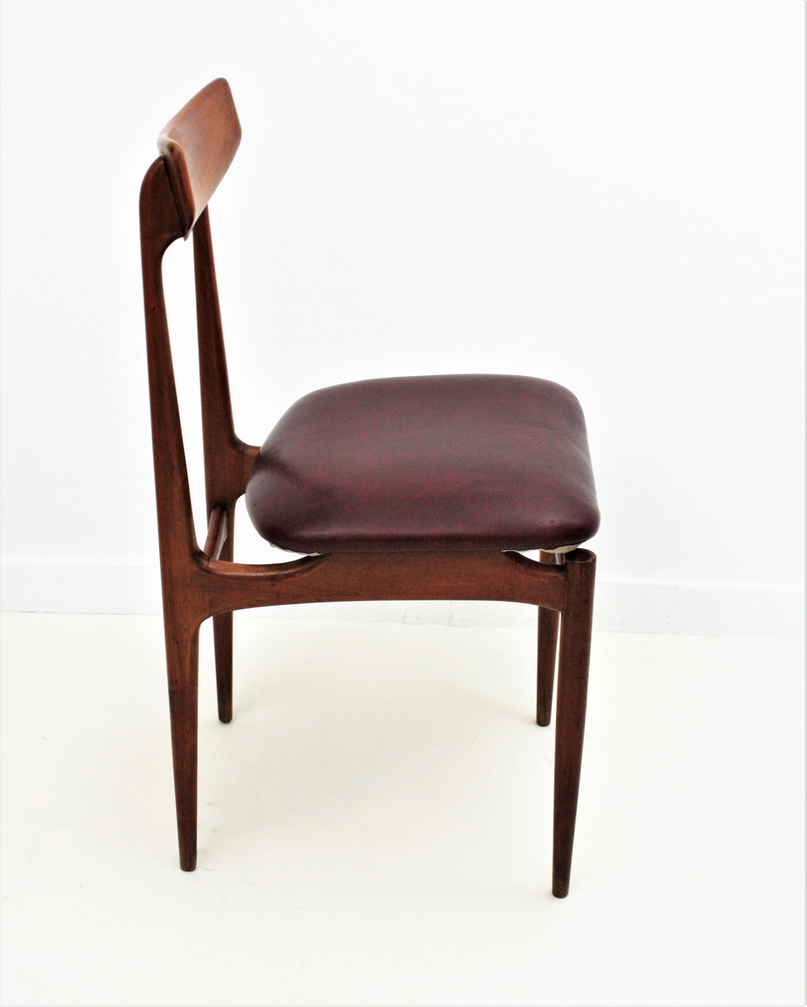 Helge Sibast Danish Modern Teak Dinning Chairs, Set of Six For Sale 6
