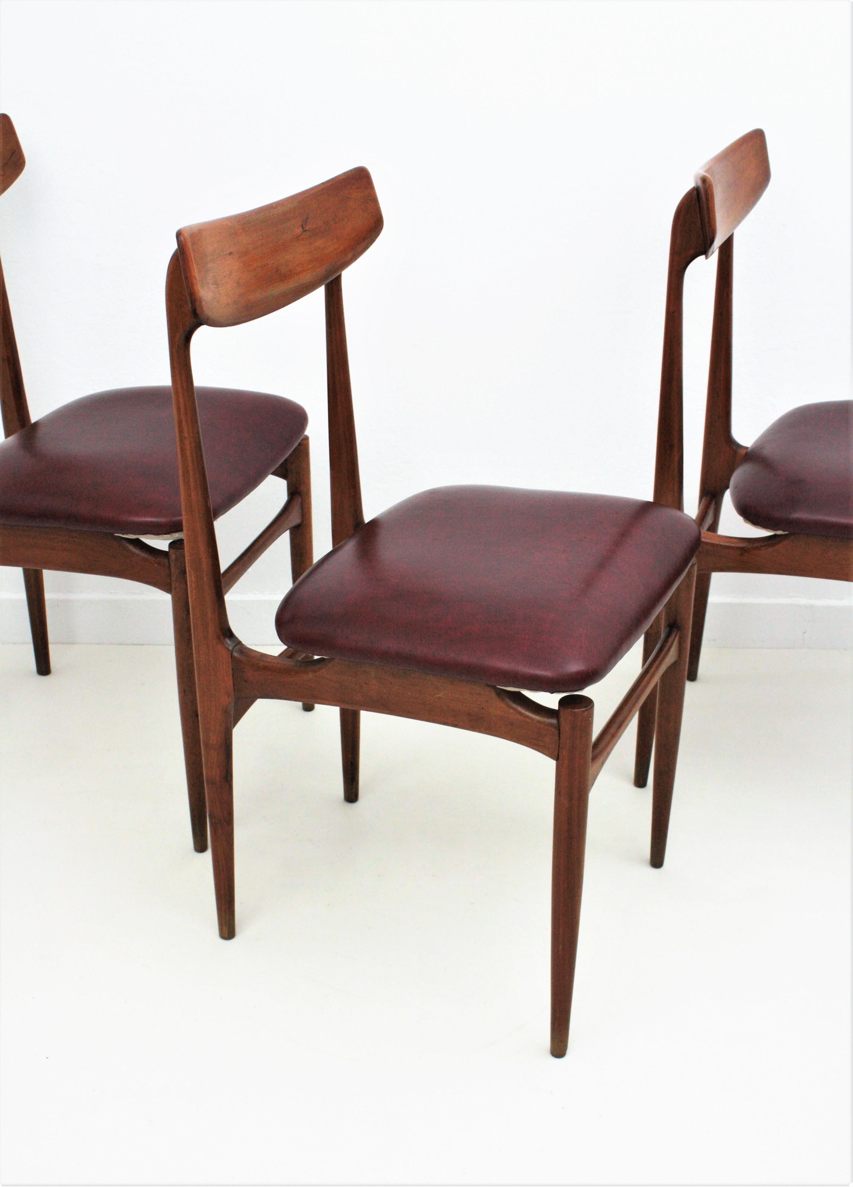 Helge Sibast Danish Modern Teak Dinning Chairs, Set of Six For Sale 8