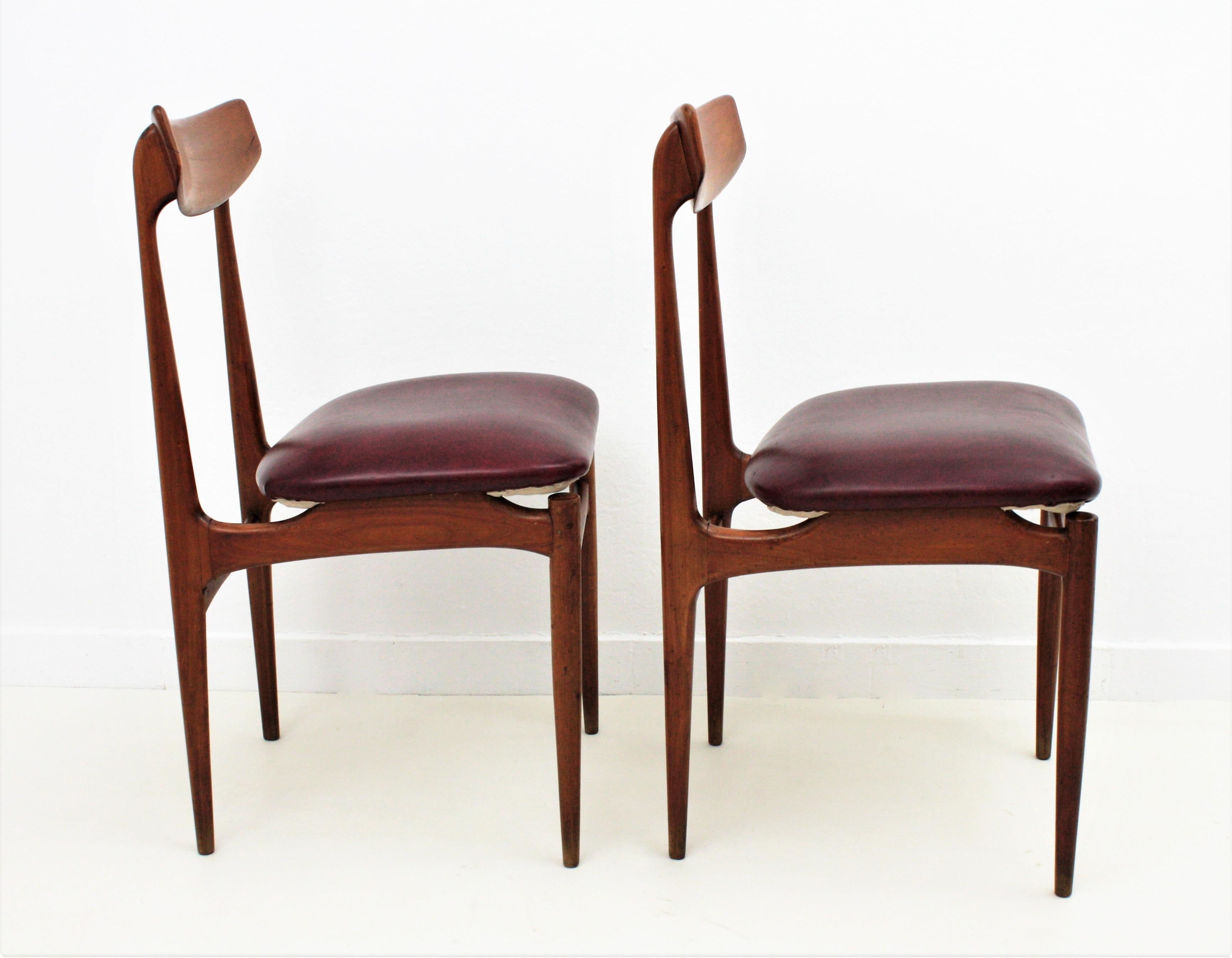 Helge Sibast Danish Modern Teak Dinning Chairs, Set of Six For Sale 3