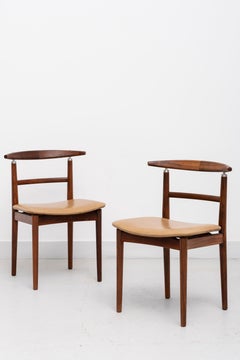 HELGE SIBAST ( Dänemark, 1908-1984) Set aus sechs Stühlen, Modell 465, um 1962.