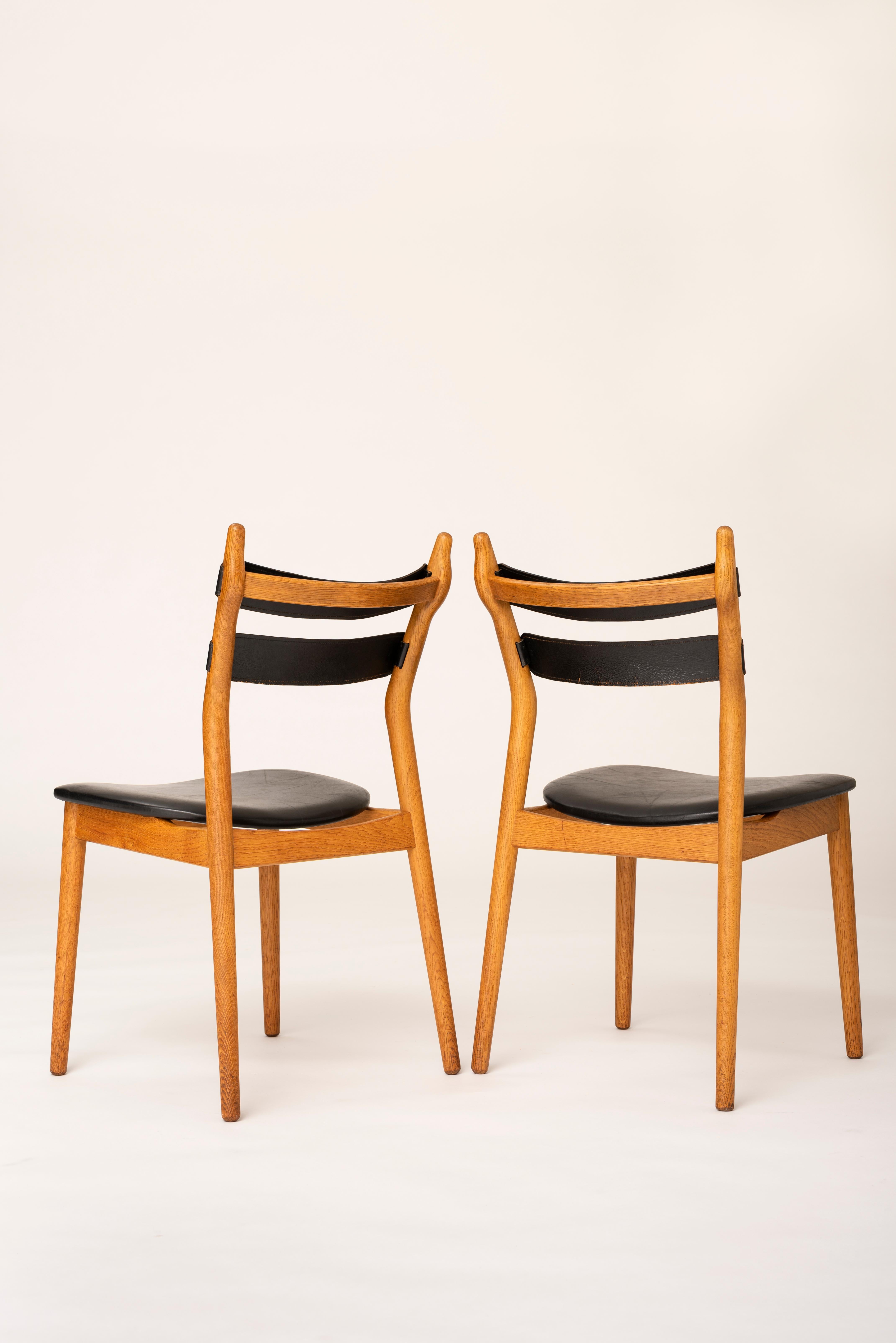 Helge Sibast Esszimmerstühle Modell 59 von Sibast Møbelfabrik in Dänemark im Angebot 1