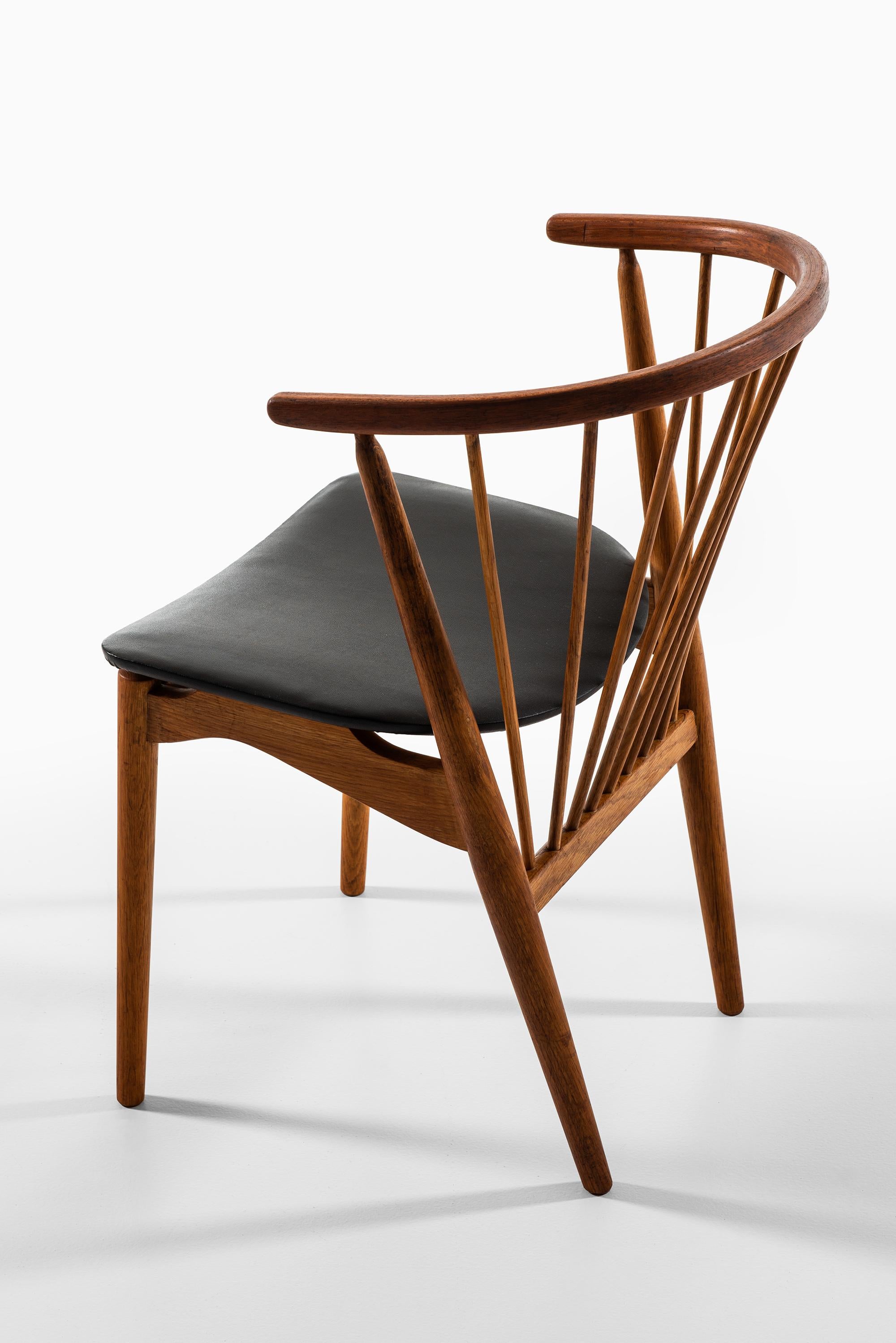 Mid-20th Century Helge Sibast Dining Chairs Model No 6 by Sibast Møbelfabrik in Denmark